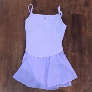 Girls purple dance leotard